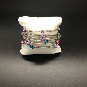 Bangle bracelet set of 6